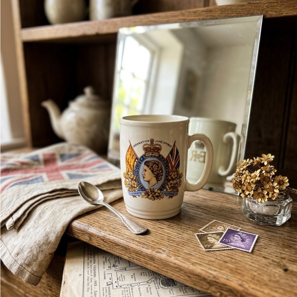 Myott 1953 Queen Elizabeth Coronation Mug